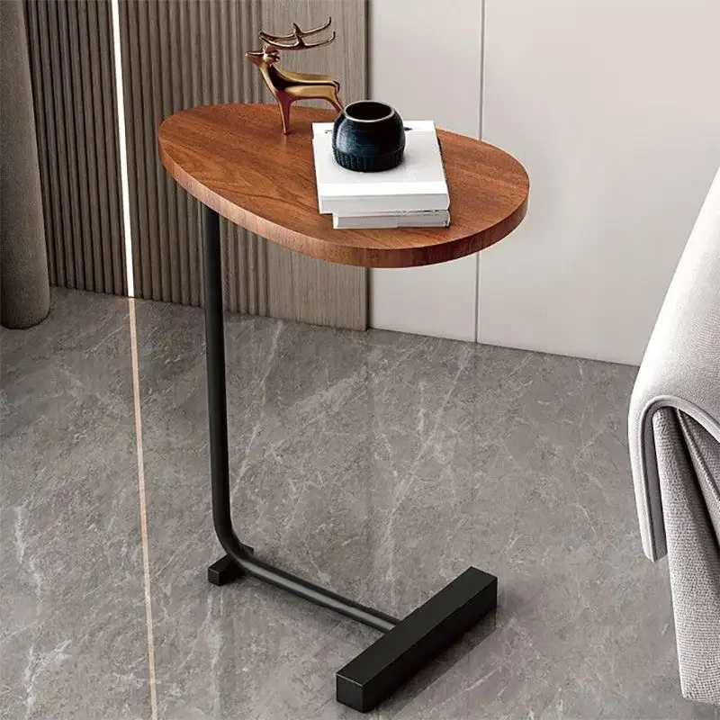 Luxuriöser einfacher Couchtisch, kleiner Luxus-Couchtisch mit modernem Design, modischer Couchtisch, hochwertiger Holztisch, Basse-Wohnmöbel Image