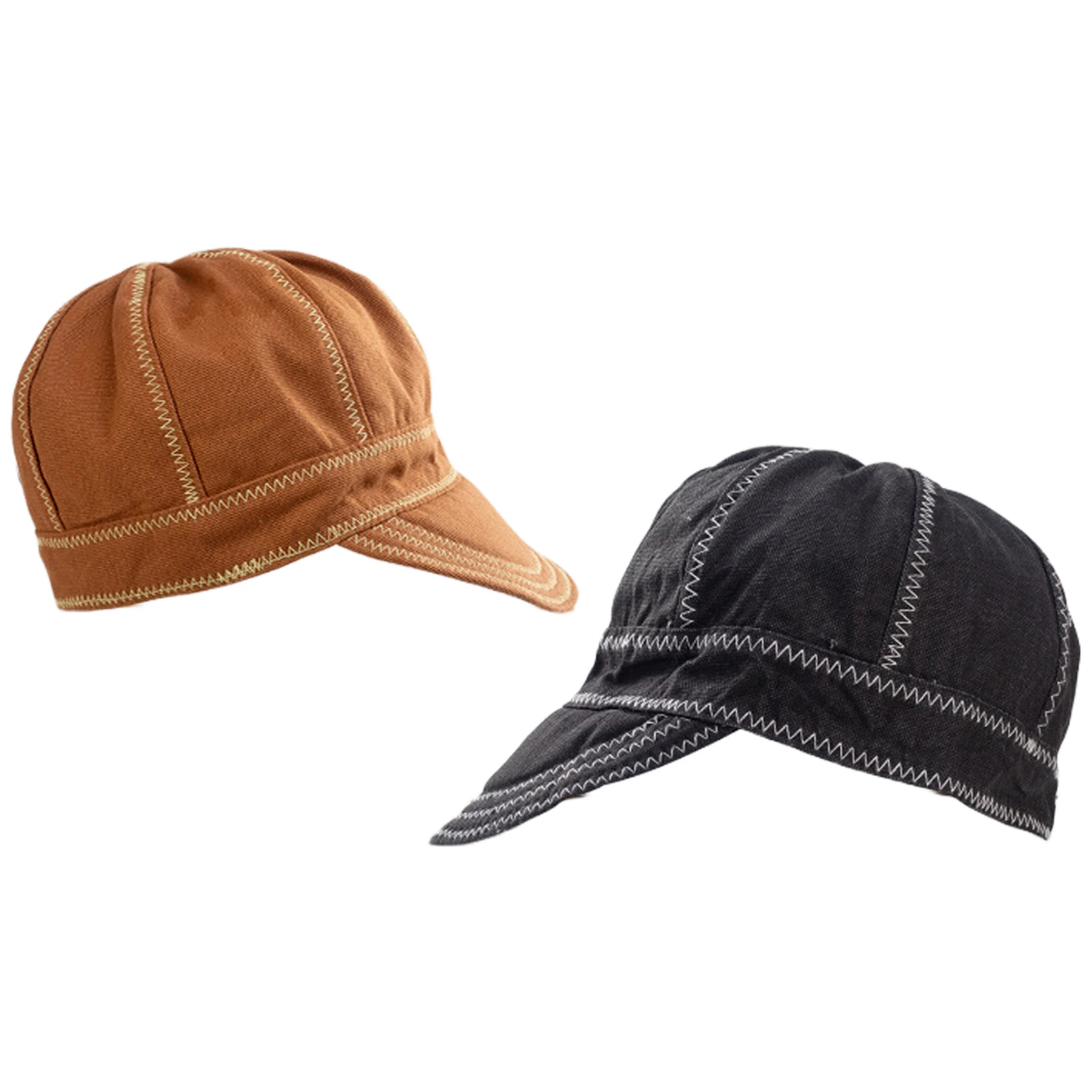 Flammhemmende, wärmeisolierende Schweißerkappe, atmungsaktive Arbeitskappe für Schweißer, Elektriker, Tankstellenmitarbeiter, Baseball-Stil Image