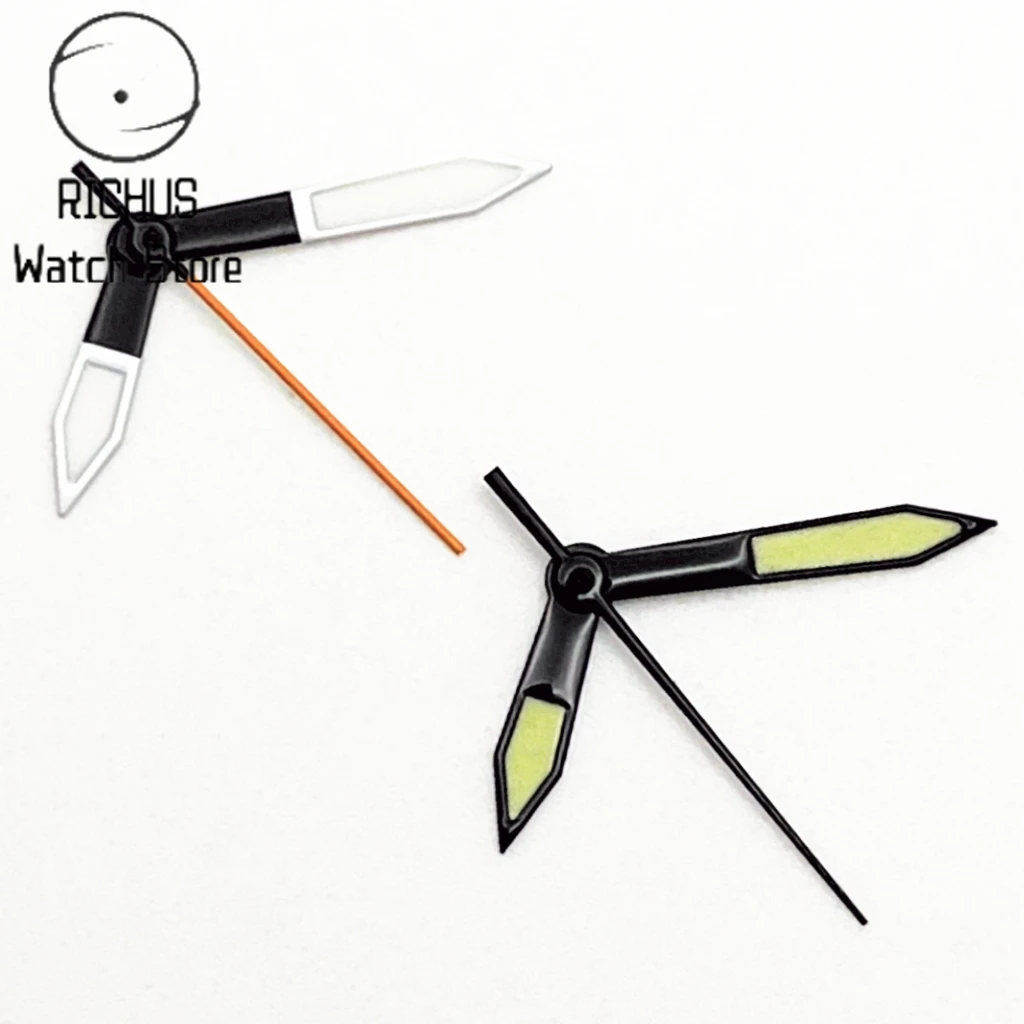 NH35 Uhrzeiger Schwarz/Weiß, passend für NH35 NH36 PT5000 ETA2836 2824 Miyota8215 8205 DG2813 Uhrwerke, Uhrenzubehör Image