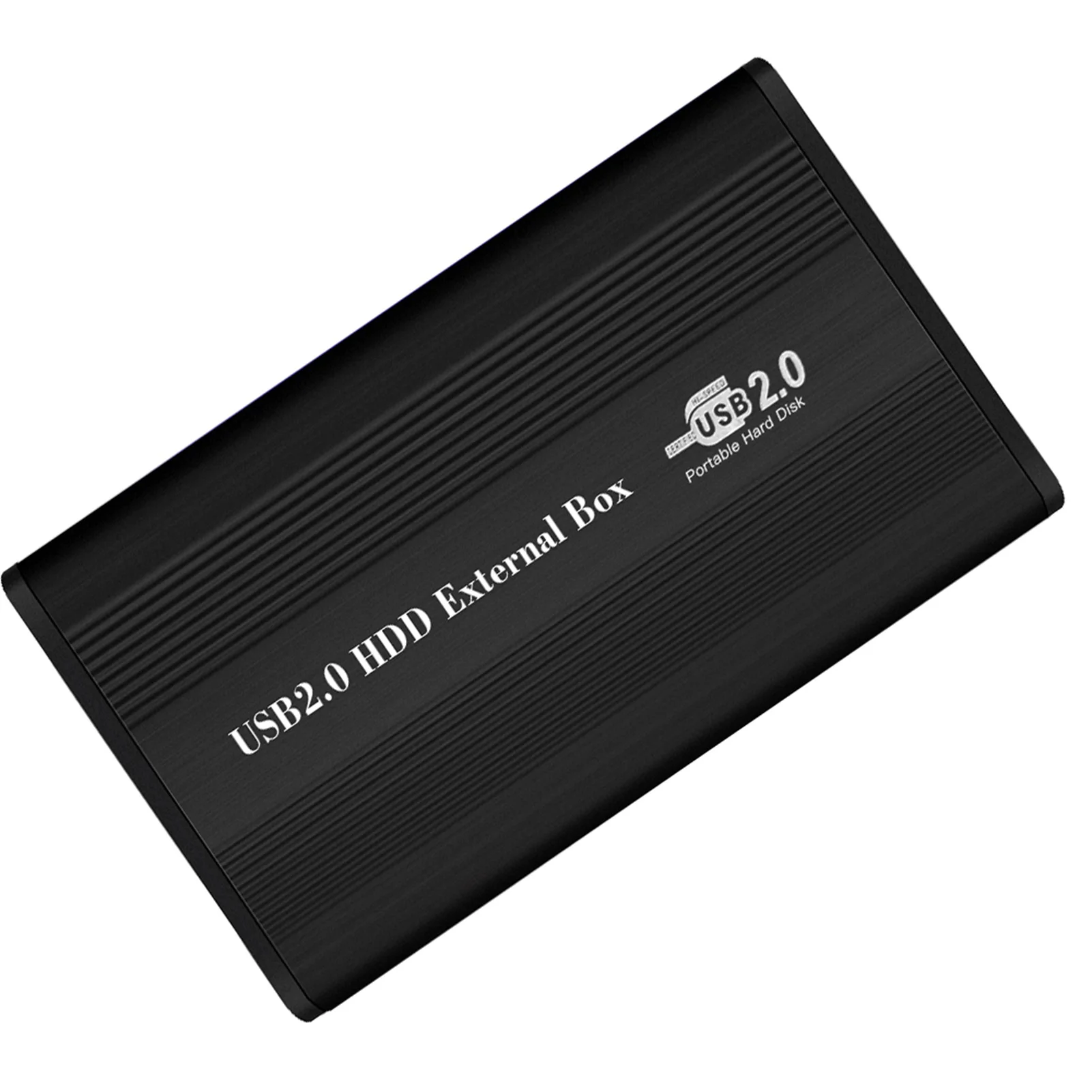 USB2.0 zu IDE Festplattengehäuse 2,5'' IDE HDD-Gehäuse Festplattenbox Aluminiumlegierung HDD-Gehäuse Silber (Festplatte Nicht Enthalten) Image