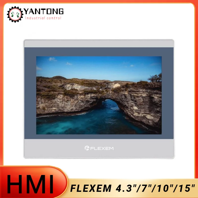 Flexem 4.3 "/7"/10 "/15" hmi fe3043h fe3070c fe6070w fe7070w f007n fe6100w fe7100w f010 fe6156h hoch auflösender kapazitiver Bildschirm Image