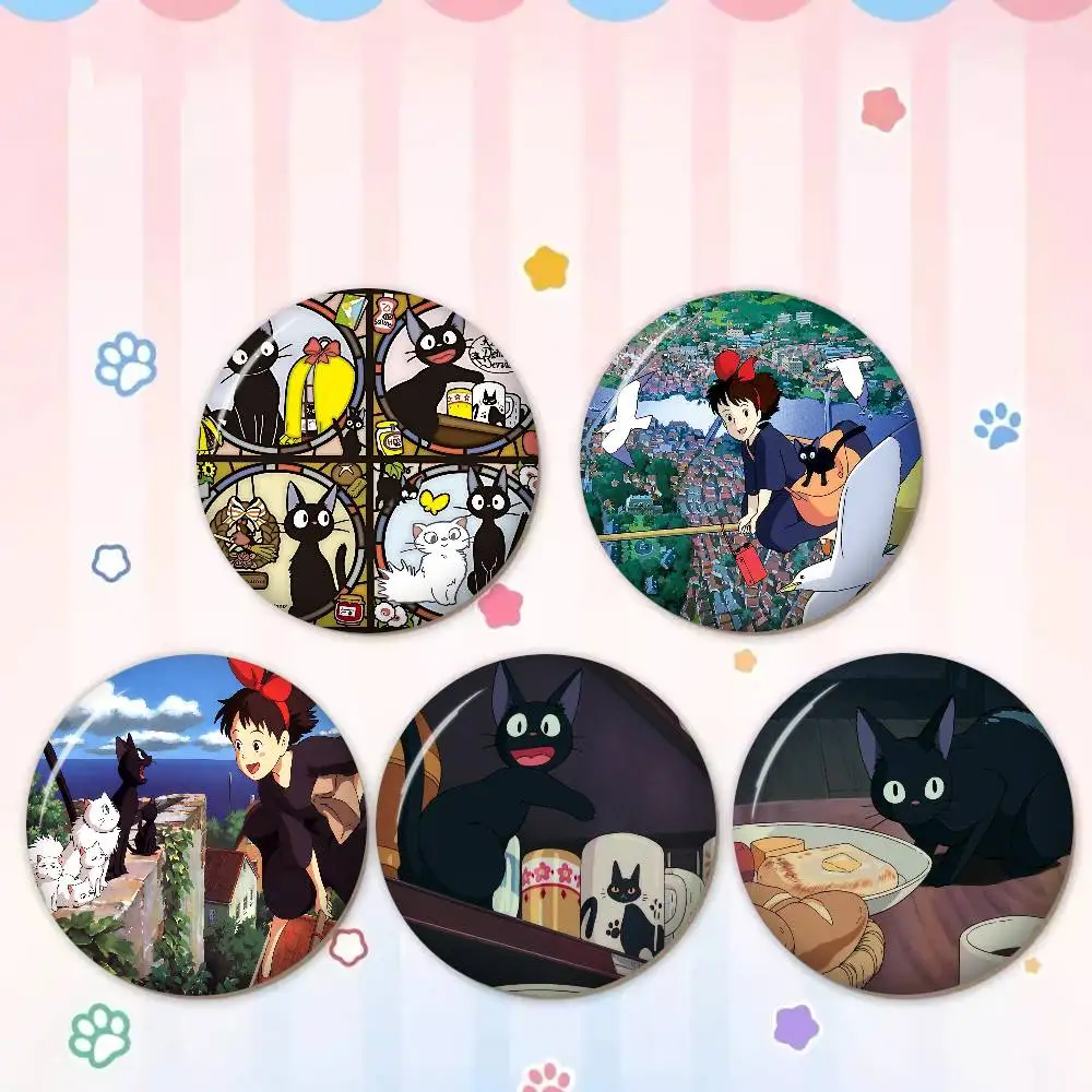 K-Kikis CARTOON D-Delivery Kreative Weichblech-Anstecknadeln mit Tiermotiven, Broschen, Reversnadeln, Rucksack-Abzeichen, Accessoires, Anstecker Image