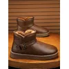 Outdoor-Schneestiefel für Herren, große glänzende Schuhe, High-Top-Schuhe, Herrenschuhe, Baumwollschuhe, Schneestiefel, neue Winterstile, Cou