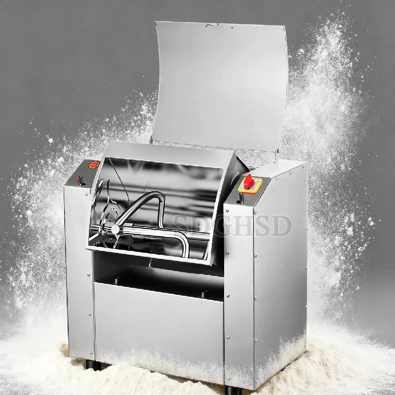 Elektrische Teigknetmaschine für Mehl, Brot & Kuchen, Geeignet für Lebensmittel- und Bäckereibranche, Auch für Pizza, Fleisch, Mais und Rohmaterialien Image