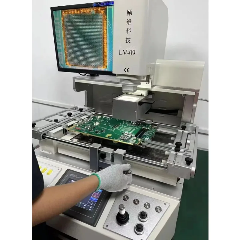 4000 W BGA-Löt-Nacharbeitsstation mit 3 Zonen, Heißluft-Touchscreen-Steuerung, Laserpunkt für präzise Reparatur von Schweißgeräten Image