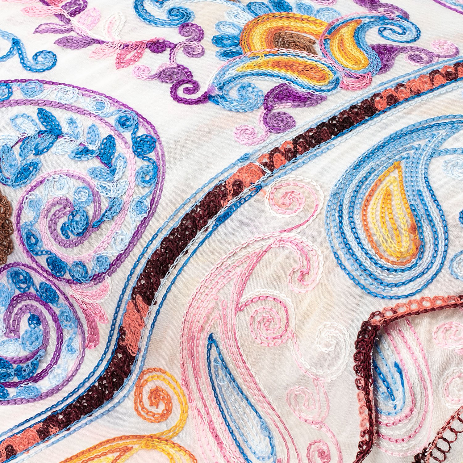 Blusenstoff Bordüre, bunt Image