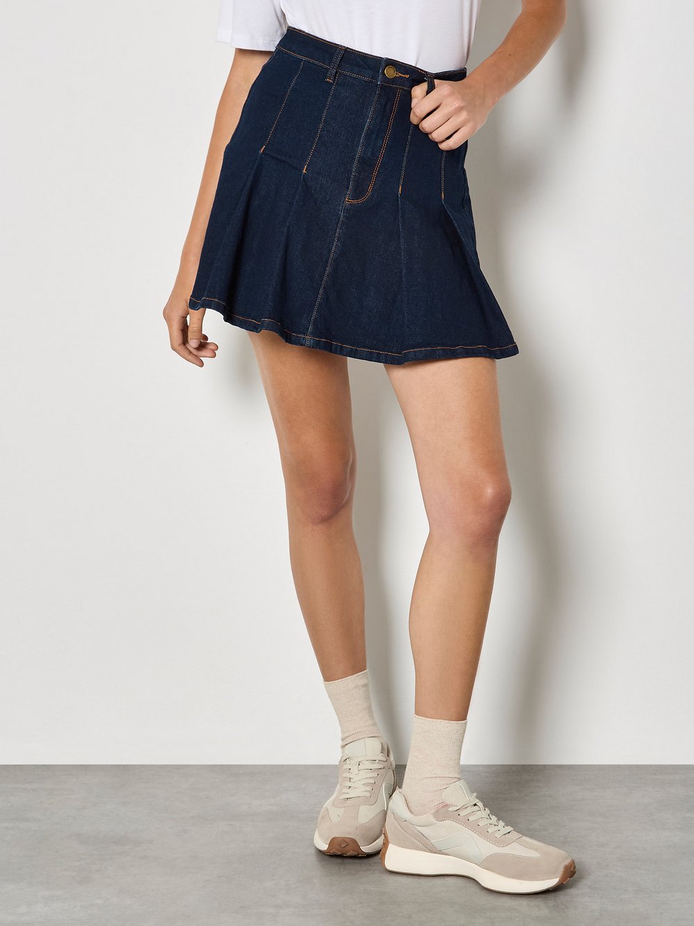 Apricot Jeansrock Damen blau, 34