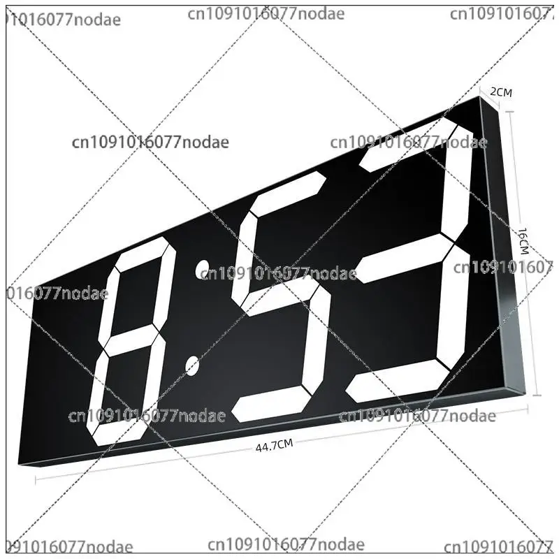 WiFi LED elektronische Wanduhr moderne minimalistische elektronische Wandwecker Vintage Home Decor Küche große Wanduhr