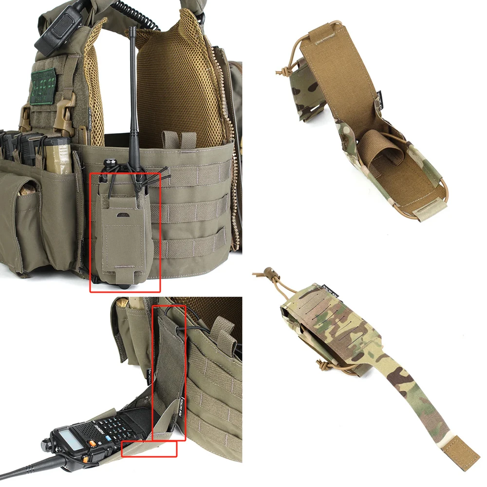 Neue CS Tactical Outdoor Gridlok BAOFENG/POFUNG UV5R UV82 Radio Pouch Molle Pouch Intercom Walkie Talkie Tasche Image