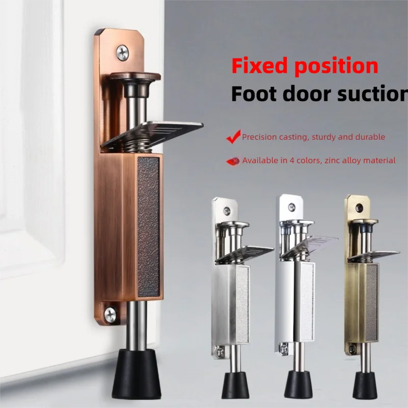 Meistverkaufter Fußpedal-Türstopper Türpositionierer Türbremse Automatischer Türschwenkstopper mit Fußpedal Image
