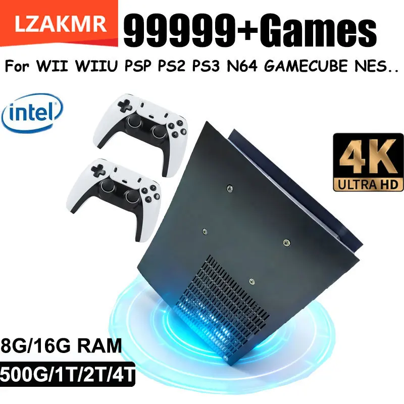 Neues Upgrade CPU AC1 Pro Dual-System mit Win11, 2/4TB ROM, 8G/16G RAM und über 99.999 Spielen für Switch, PS2, PS3, XBOX, NGC
