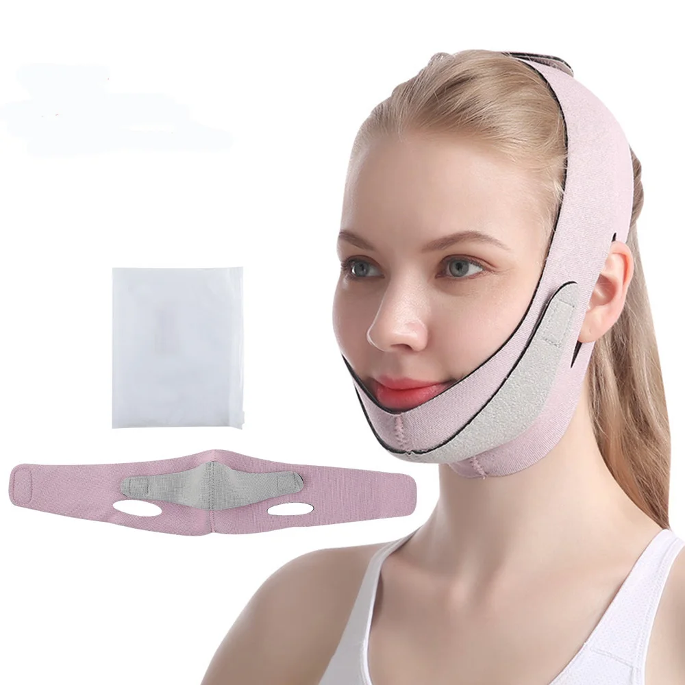 1PC Gesicht Abnehmen Strap Reduzieren Doppel Kinn Lift V Gesicht Aufkleber Anti Verband Für Gesicht Strap Gürtel Maske aufzug oval Maske Gesicht