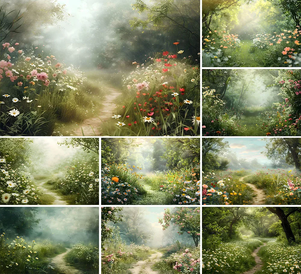Mehofond Fotografie Hintergrund Sommer Grün Pfad Wald Floral Erwachsene Geburtstag Mutterschaft Kunst Porträt Dekor Hintergrund Foto Studi Image