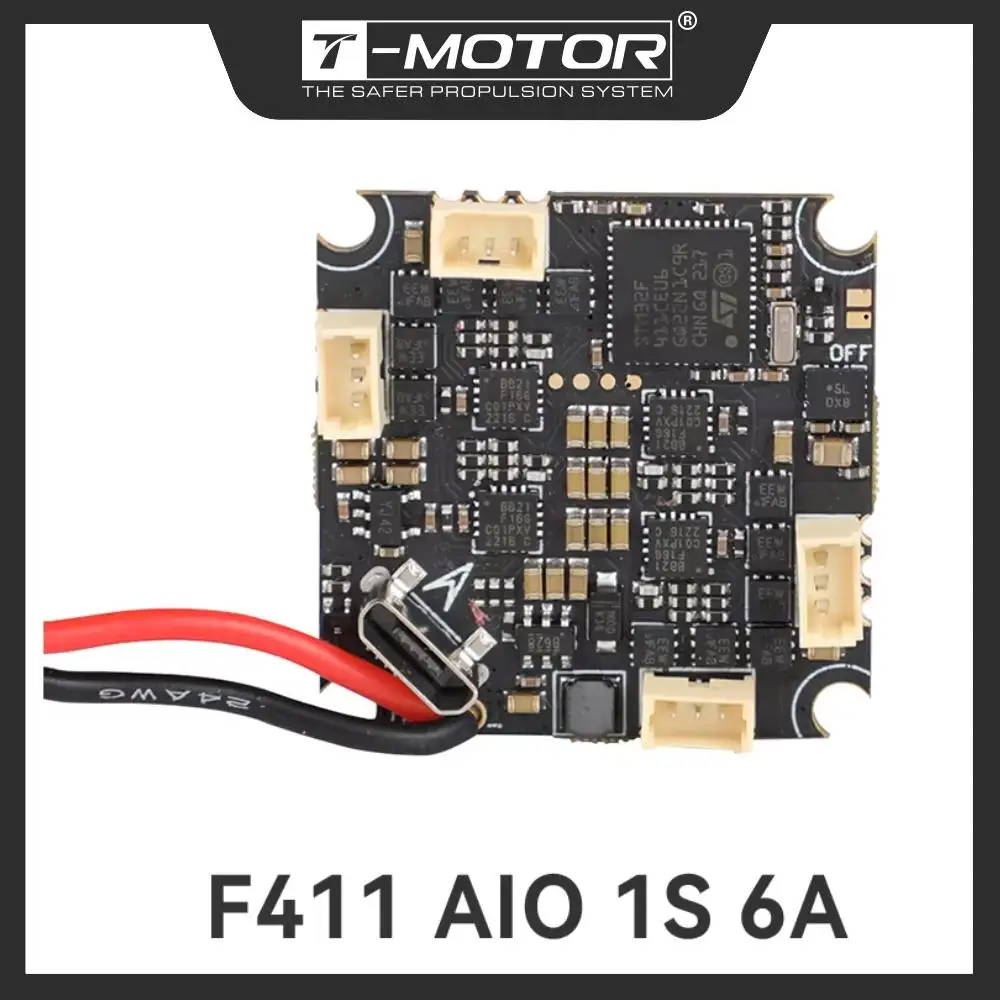 T-MOTOR HOBBY T-HOBBY Stack F411 AIO 1S 6A ELRS VTX BLUEJAY für M0802 M0803 FPV Drone Flugzeug Quadcopter Drohnen Teile