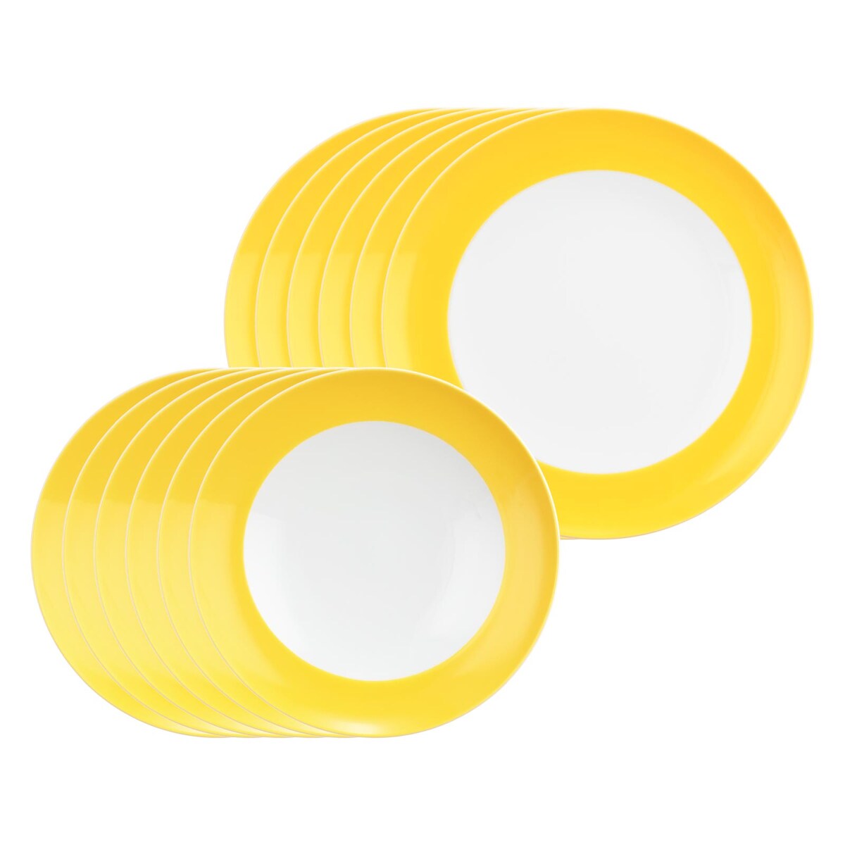 Seltmann Weiden Liberty Pure Colors Tafelservice 12-teilig - Yellow Glow Image