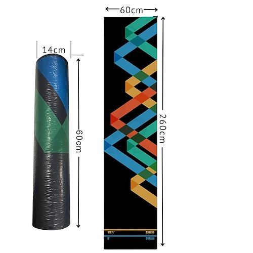 Dart-Übungsmatte, leicht zu reinigen, rutschfest, strapazierfähig und fleckenabweisend, für Spielhallen, Indoor-Wettkämpfe Image