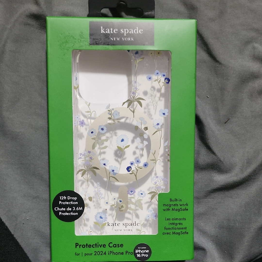 Kate Spade Cell Phones & Accessories | Kate Spade Blue And Green Floral Iphone 16 Pro Case | Color: Blue/Green | Size: Os