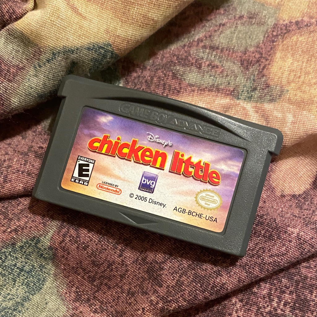 Disney Video Games & Consoles | Disney Chicken Little Game Cartridge - Black | Color: Gray | Size: Os