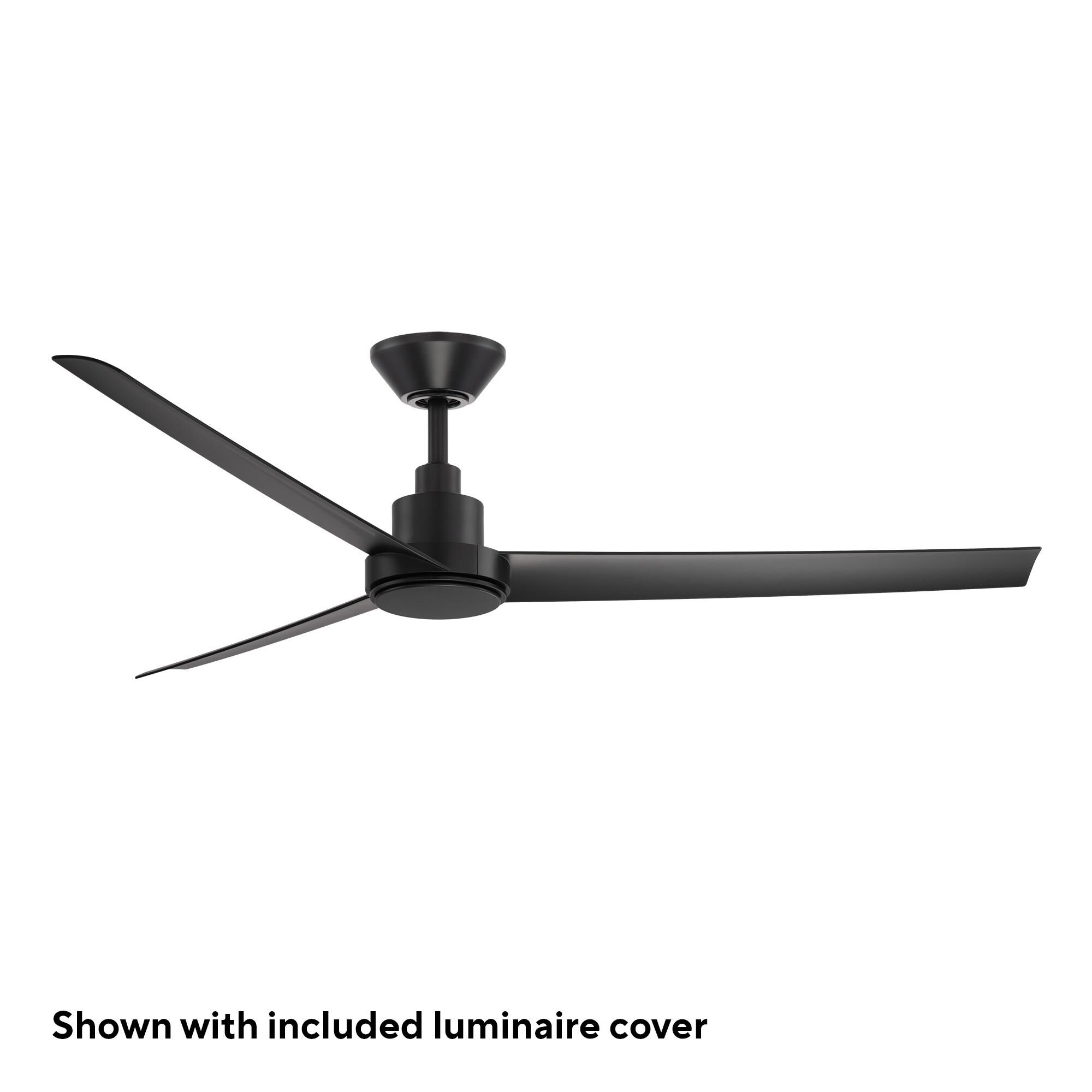 Modern Forms Bolo 62 Inch Ceiling Fan with Light Kit - FR-W2501-62L-MB
