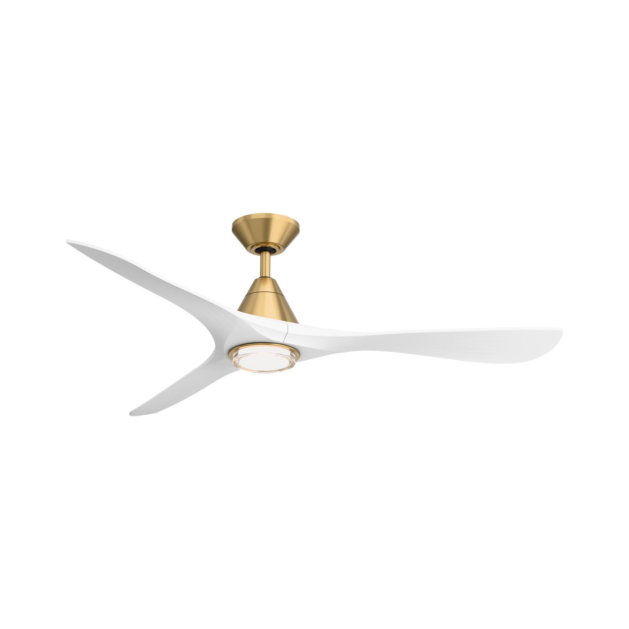 Modern Forms Carve 60 Inch Ceiling Fan with Light Kit - FR-D2504-60L-SB/MW