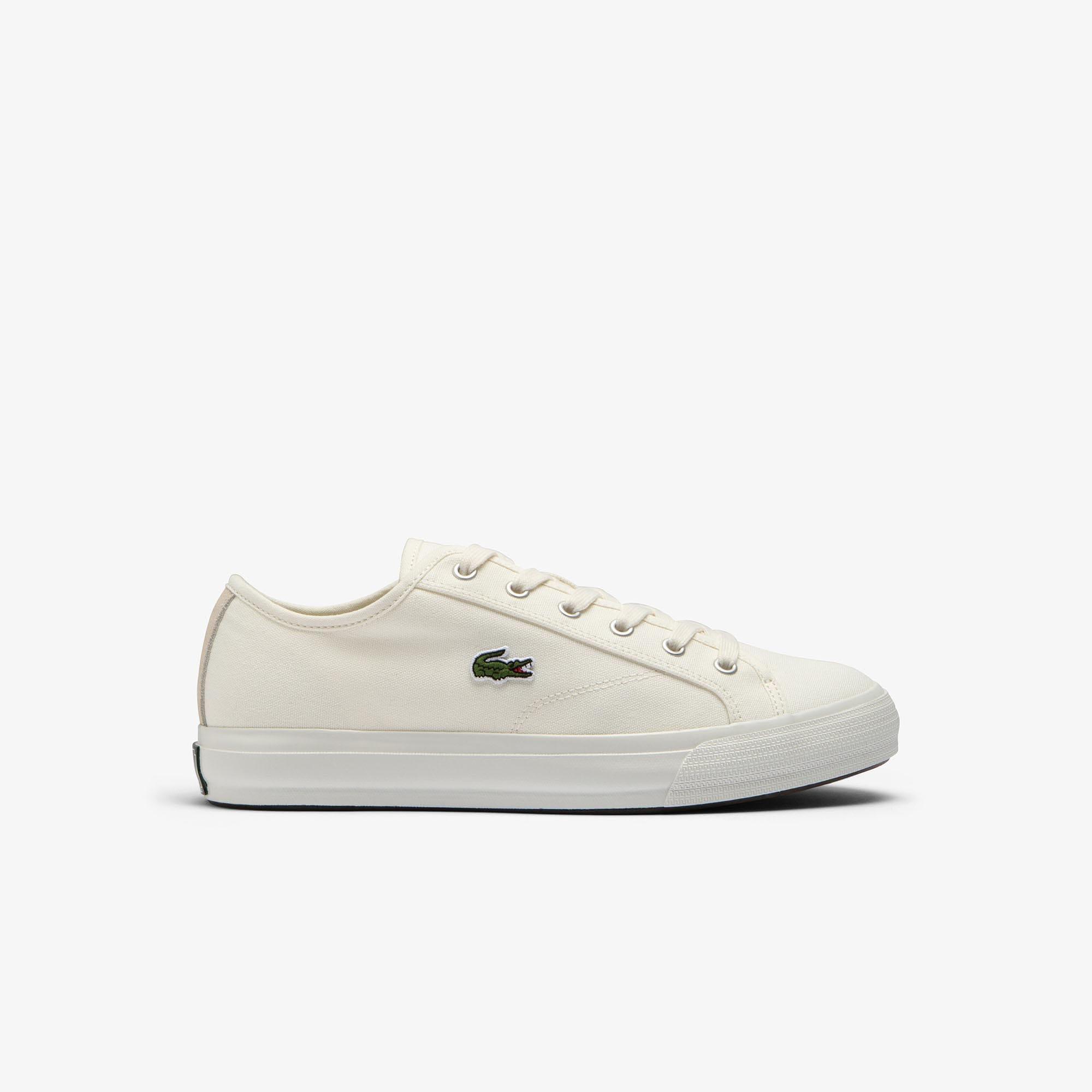 Lacoste - "Backcourt" Sneaker für Herren, Canvas, niedrig geschnitten (Beige)