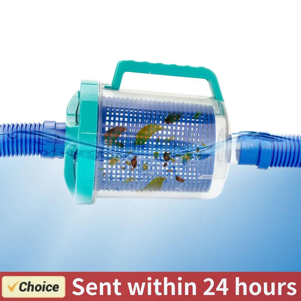 Piège à feuilles de piscine en ligne avec 5 chaussettes d'écumoire, filtre sous vide, collecteur de feuilles de piscine pour nettoyeur de piscine