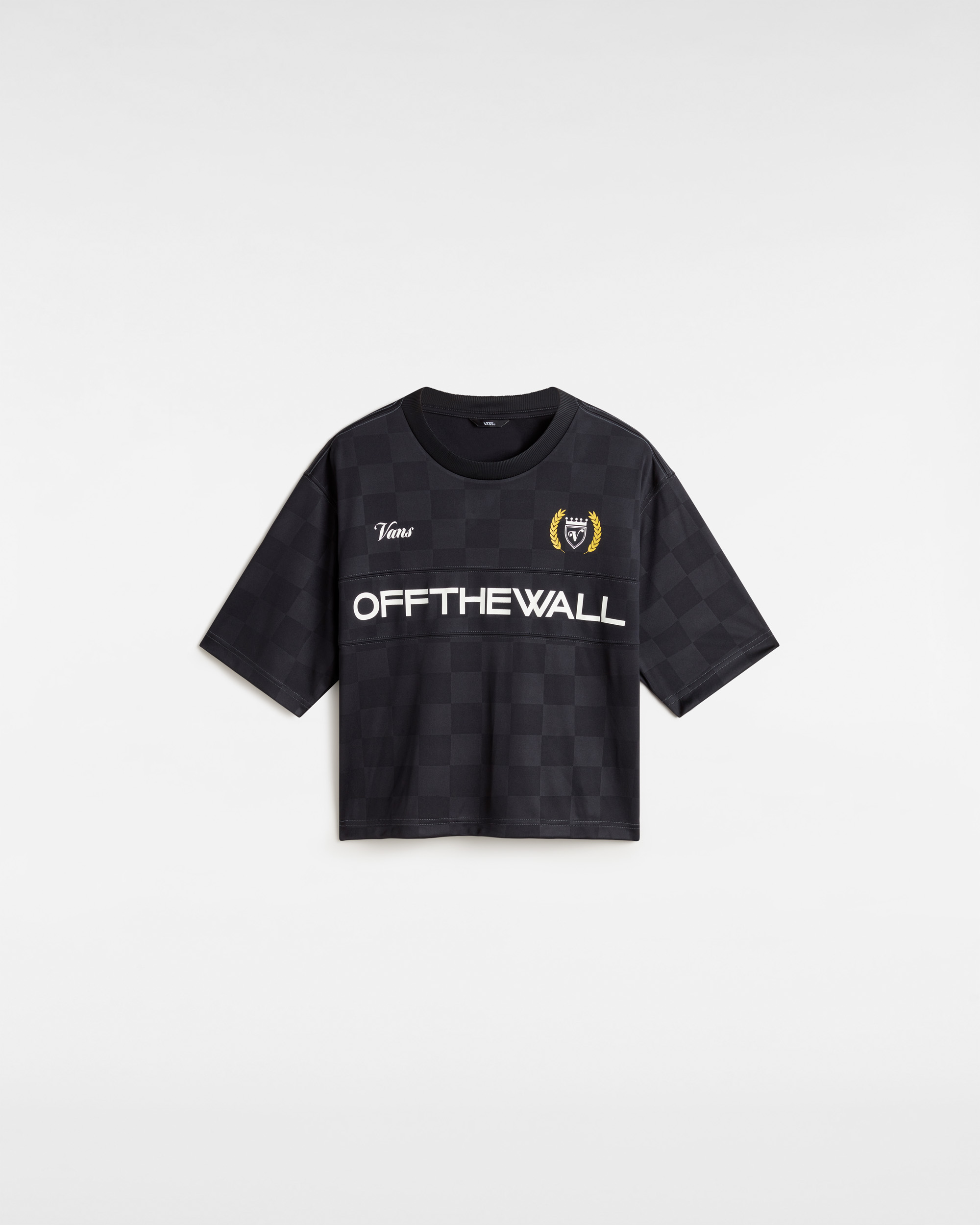 Vans Womens Stevies Sports Jersey - Black - Size Medium | Vans Sale | Discount Designer Brands