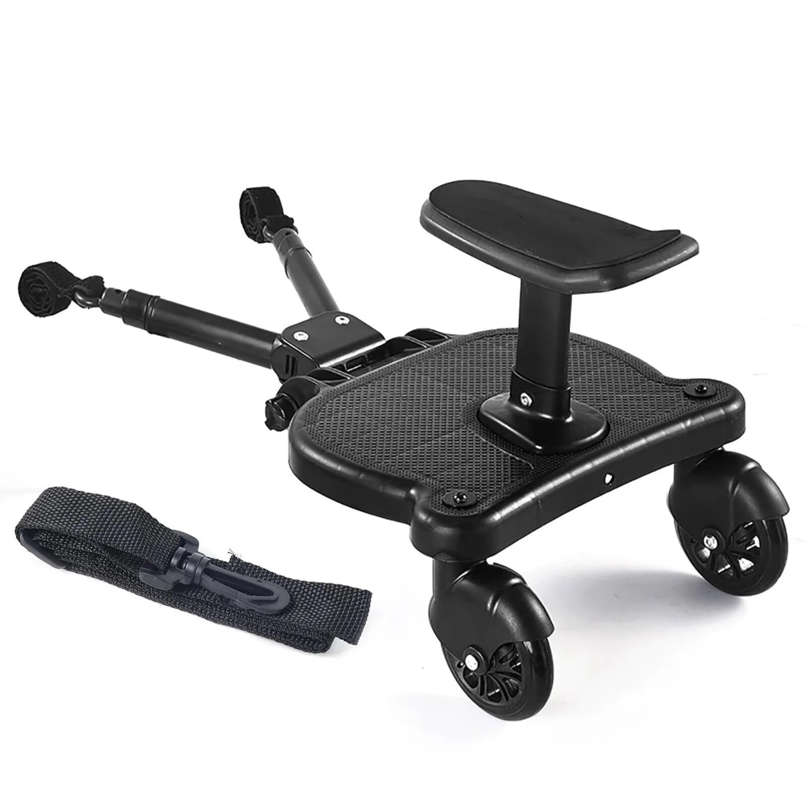 Universelles Kinderwagenbrett, Kinderwagen-Gleitbrett mit abnehmbarem Sitz, Stehbrett, bietet Platz für Kinder bis zu 25 kg/55 Pfund Image