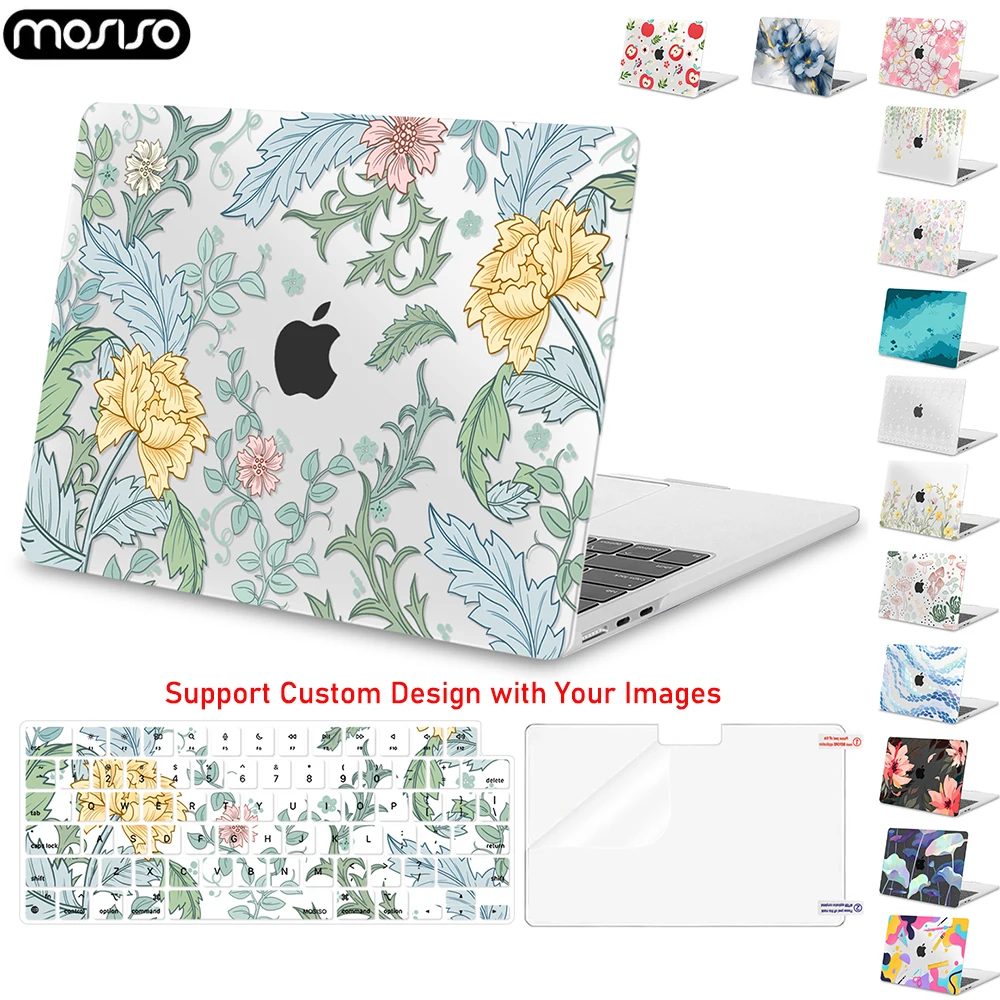 Fall Für Macbook Air Pro 13 13,6 14 15,3 16,2 Fall M5 M4 M3 M2 M1 A3434 A3185 A3240 A3113 A3241 A3403 A2337 A2338 Hard Shell Image