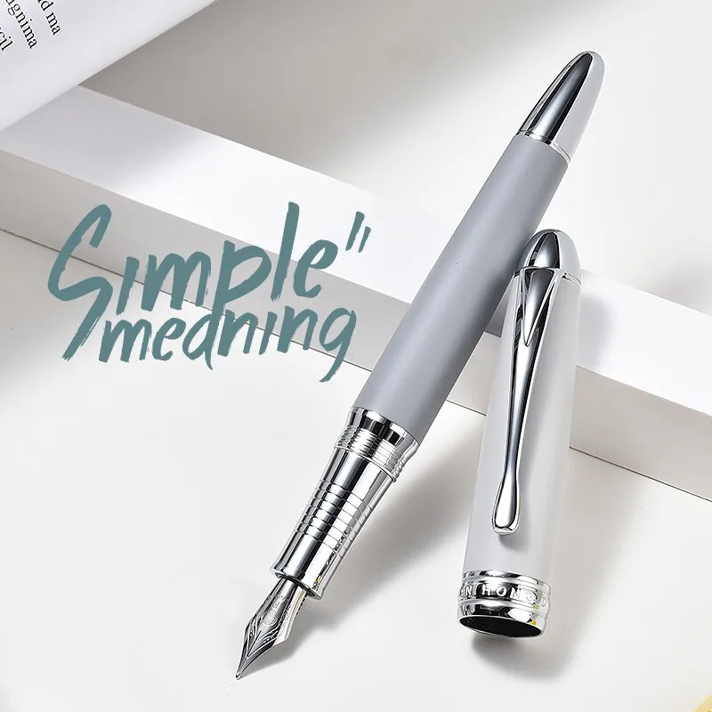 LT Hongdian 5019 Morandi Füllfederhalter im nordischen Stil, Kalligraphie, individuelle Gravur, Schreibpraxis, Studenten Image