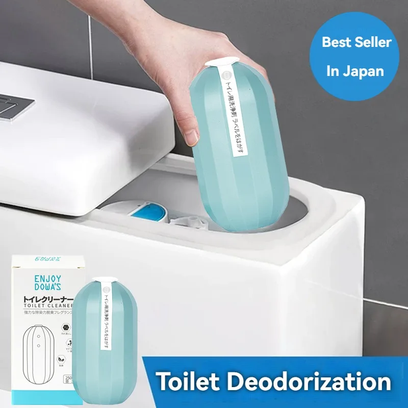 90 Tage langlebiger Toilettenreiniger (6/8er-Pack), blaue, desodorierende magische Flasche für den Heimgebrauch, Fleckenentfernung, Frische Image