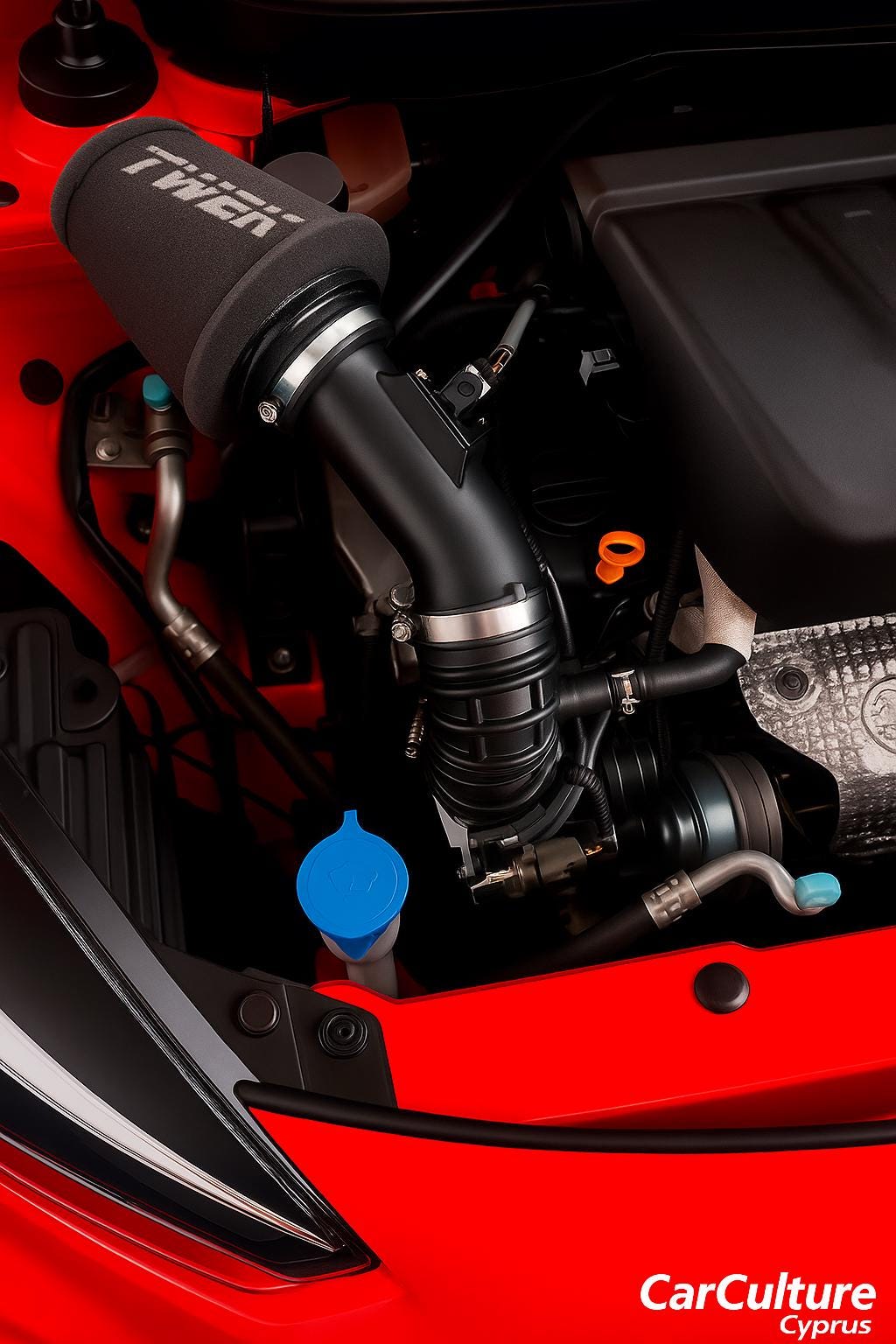 Suzuki Swift Sport ZC33S 1.4T Presa d'aria corta / K14C Non-ibrida nera