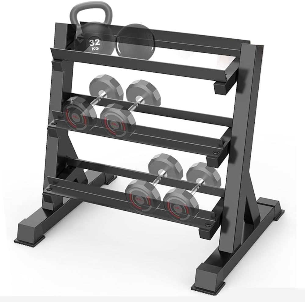 FFitness Rastrelliera per Manubri 3 Livelli Supporto Porta Pesi FF 1 S