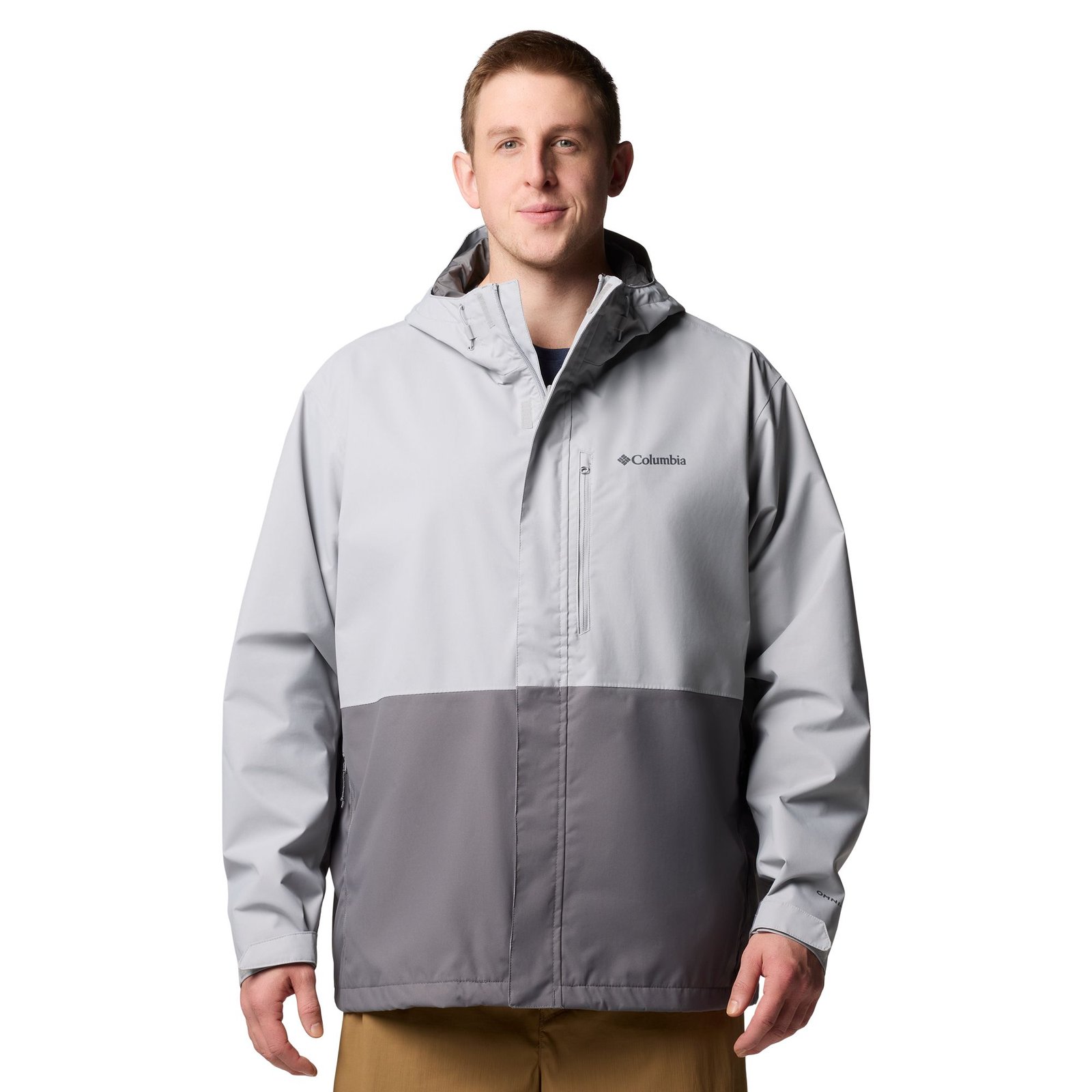 Columbia Men's Hikebound II Jacket (Size 2X) Columbia Grey/City Grey, Polyester