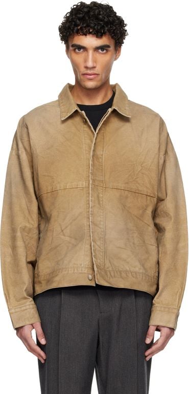 Tan Canvas Utility Jacket - Black - Fear Of God Jackets