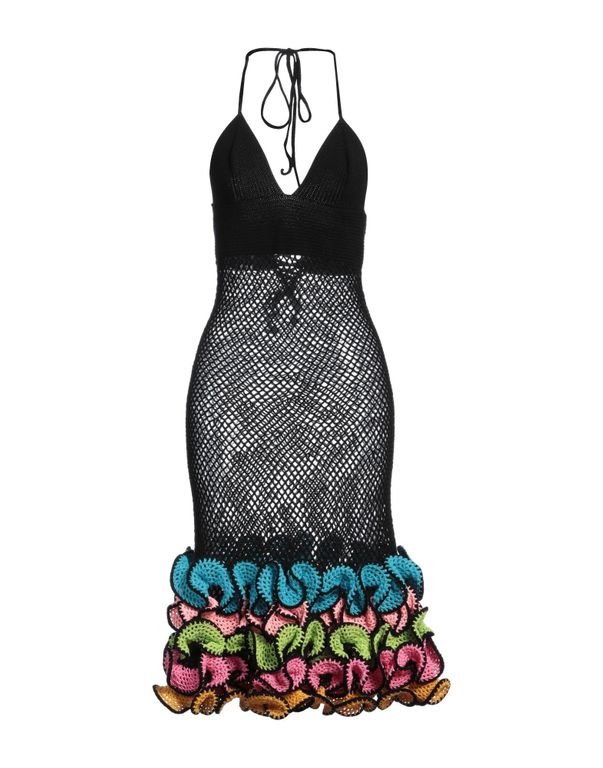 AMUR | Janey Tiered Shell Midi Dress | Realry