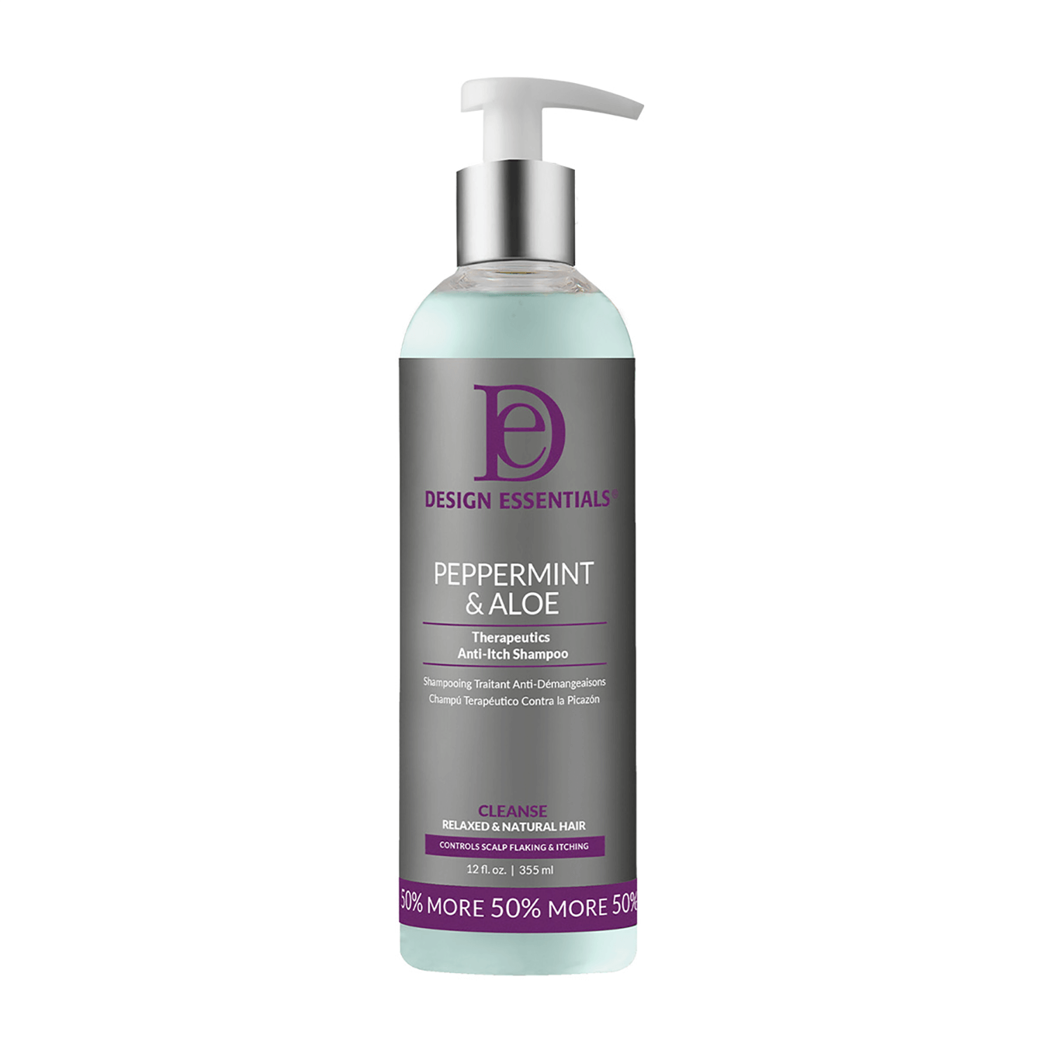Design Essentials Peppermint & Aloe Shampoo 12 oz - Design Essentials