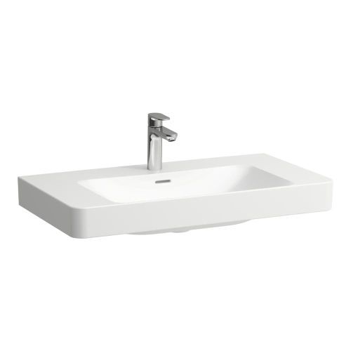 Laufen Pro X Waschtisch 81086.7, 3 Hahnlöcher mit Überlauf H8108674001081 Image