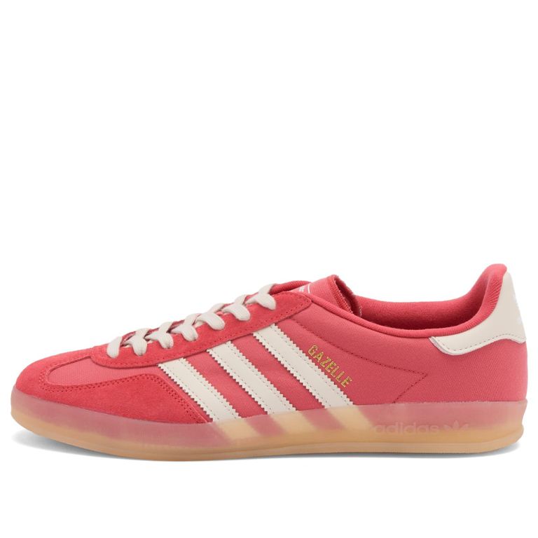 adidas gazelle silver green womens Adidas Gazelle Indoor Scarlet Cloud White main image 1