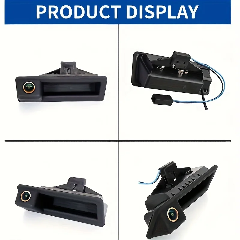 Rückfahrkamera für BMW E82 E88 E84 E90 E91 E92 E93 E70 E60 E61 E39 3 5X5X6, Auto-Rückansicht-Fisheye-Objektiv, Kofferraumgriffkamera Image