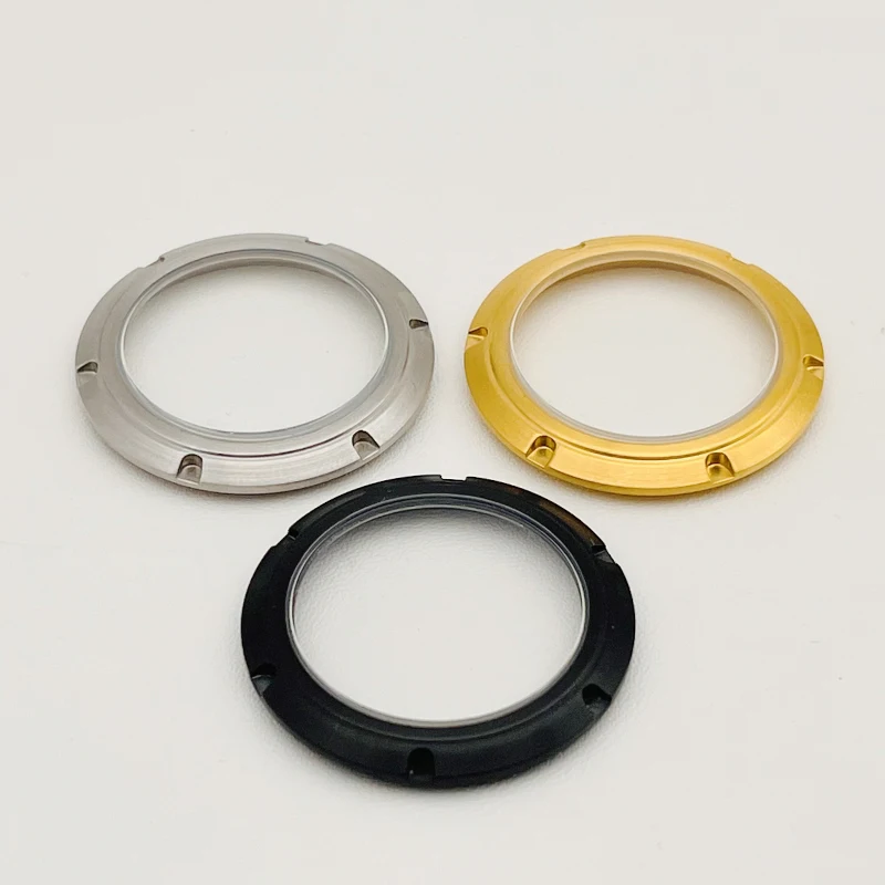 Transparente Uhrenrückseite passend für Seiko Turtle 6105 Tuna Can Samurai SKX007 SRPD Taucheruhrengehäuse NH35 NH36 7S26 Movt Case Back Image