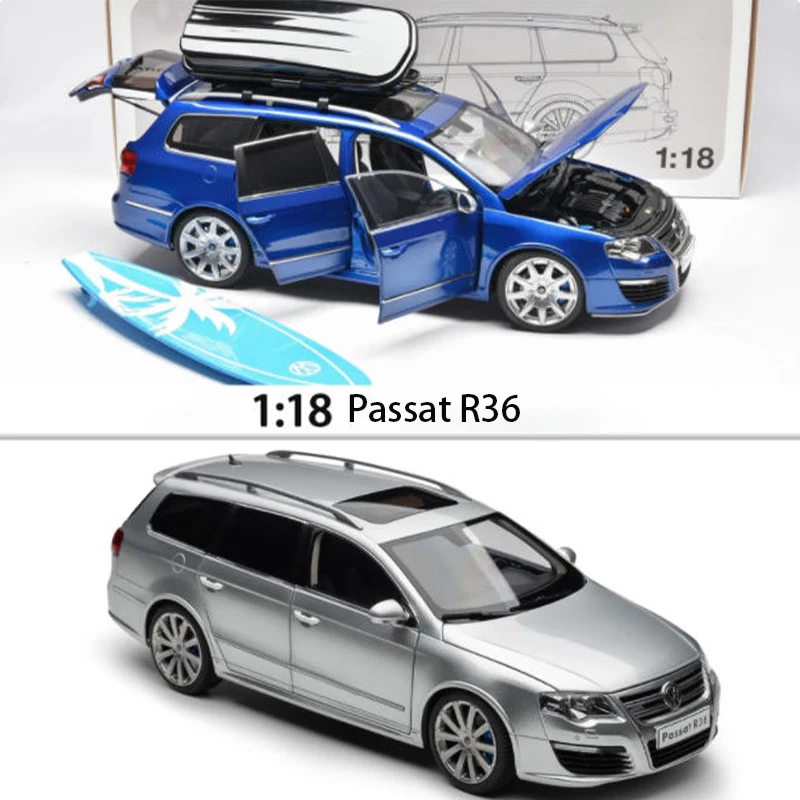 Diecast Maßstab 1:18 Passat R36 Station Wagon Simulation Legierung Auto Modell Statische Anzeige Sammeln Geschenk Souvenir Dekoration Image