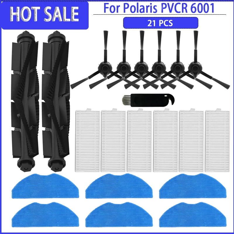 Hauptseite bürsten filter hepa mop für polaris pvcr 6001 iq home aqua/beko vrr80214vb vrr94314vb roboter staubsauger zubehör Image