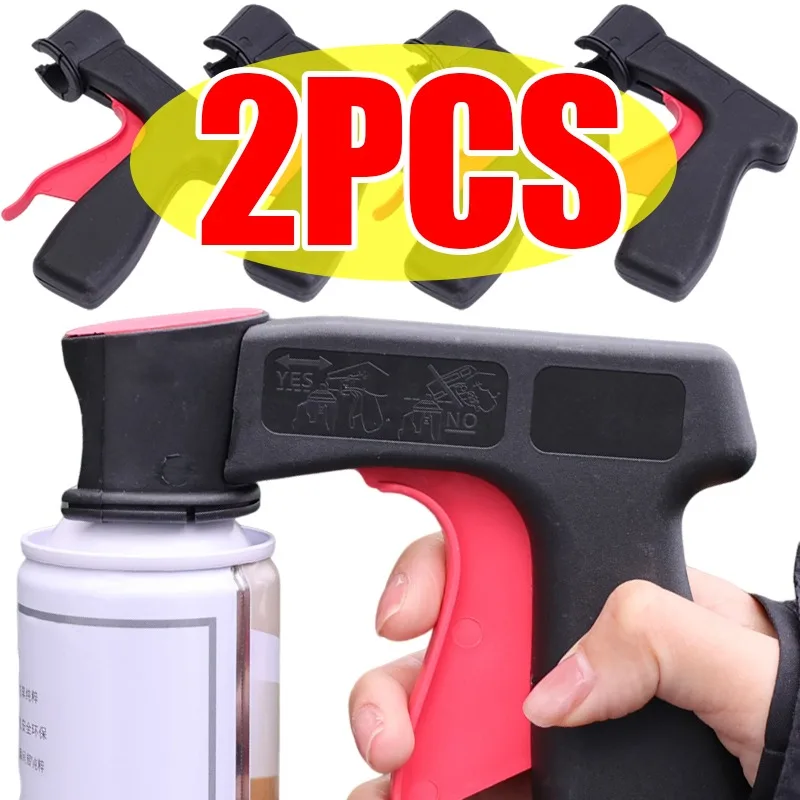 Autolack-Sprühkanne, Auslöser, Griff, universeller Aerosol-Pistolengriff-Adapter mit vollem Handauslöser für die Autopflege und Wartung Image