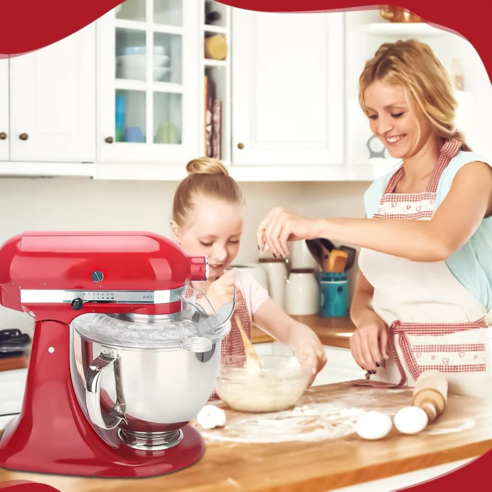 AM38M Ausgießschutz für KitchenAid Tilt Head 4.5-5QT, Sicherheits-Ausgießschutz, Spritzschutz für Kitchenaid Mixer Bowl Image