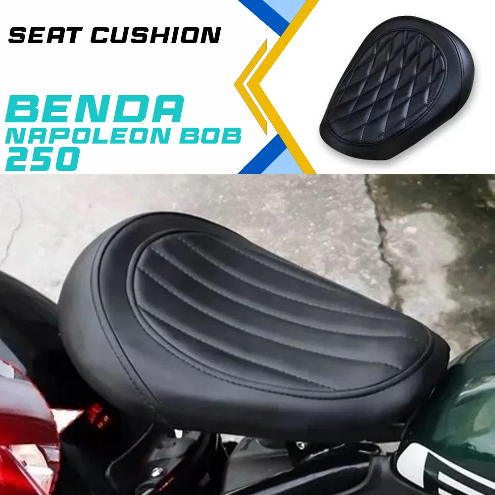 BENDA Napoleon Bob 250 Retro Einzelsitz Bobber Verbreiterter und Verdickter Komfort-Sitzpolster Zubehör Image