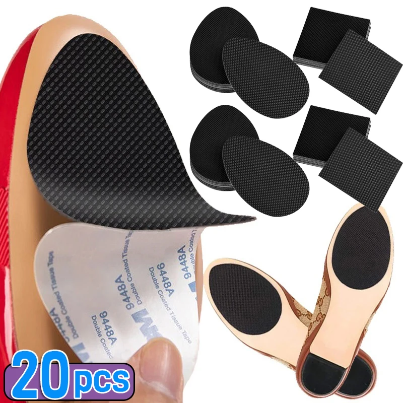 Anti-Rutsch-Fersensohle, Schutz für Schuhe, nicht klebende Aufkleber-Pads für Damen, Schuhe, Reparatur, High Heels, Sandale, Außensohle, Schuhpflege Image