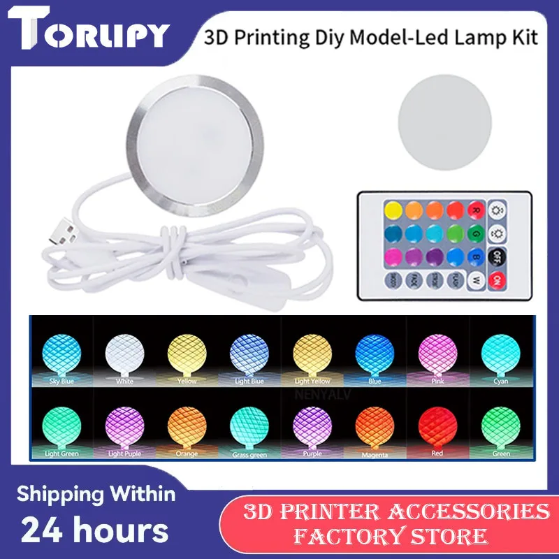 Für Bambu Labor Led Lampe Kit Einstellbare Licht Kit Led Licht Teile Hardware DIY Modell 16 Farben LED Nachtlicht 3D drucker Zubehör