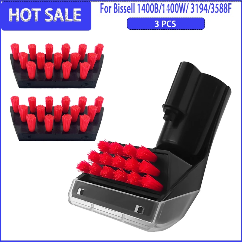Kompatibel mit (Bissell 1400B, 1400 W, 1425, 1986, 2290A, 2458, 3194, 3353, 3588F), robustes Fleckenbürstenwerkzeug-Ersatzteil Image