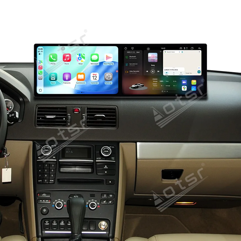 10,1 ''HD Dual Screen Auto Radio Für Volvo XC90 2002-2014 Auto Multimedia Video Player GPS Navigation carplay Einheit Android 15 DSP Image